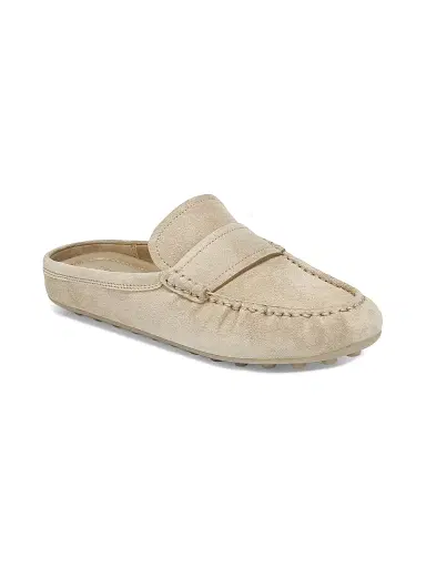 Vince Women's Berkley Driver Suede Mules - Dune | Thumbnail 2 Vince Women's Berkley Driver Suede Mules - Dune | Thumbnail 2