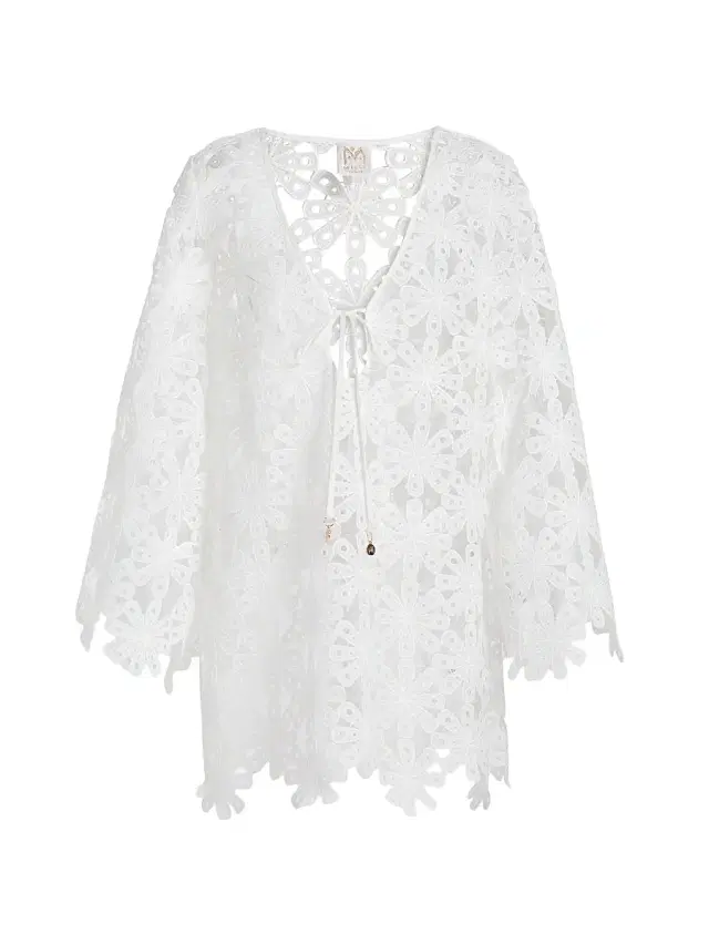 Milly Women's Viara Lace Cover-Up Minidress - White
