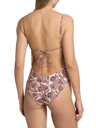 Ulla Johnson Women's Annine Printed One-Piece Swimsuit | Thumbnail 4 Ulla Johnson Women's Annine Printed One-Piece Swimsuit | Thumbnail 4