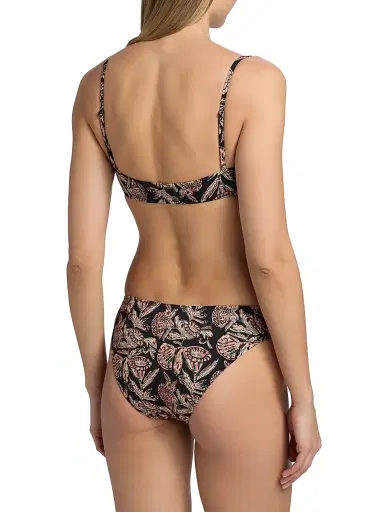 Ulla Johnson Women's Jaya Printed Bikini Top - Jasper - Size XL | Thumbnail 4