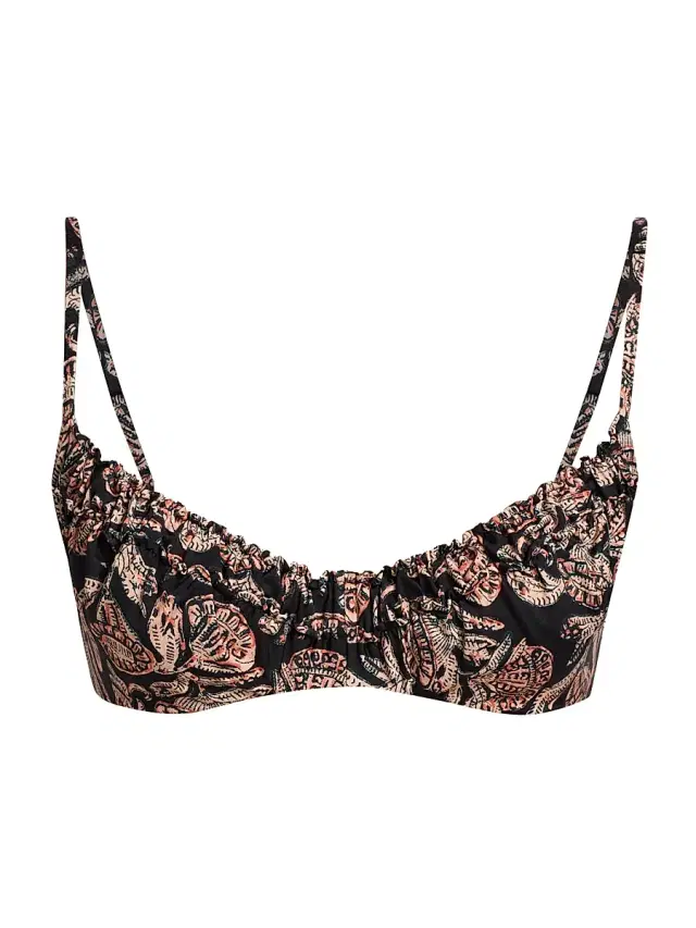 Women's Jaya Printed Bikini Top - Jasper