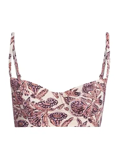 Ulla Johnson Women's Zahara Bikini Top - Limestone - Size Large | Thumbnail 1 Ulla Johnson Women's Zahara Bikini Top - Limestone - Size Large | Thumbnail 1