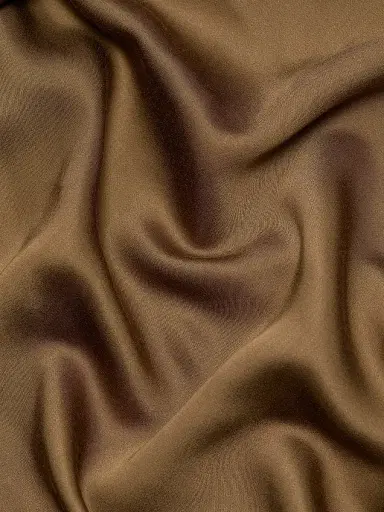 Yves Salomon Women's Satin Scarf Top - Cocoa | Thumbnail 7