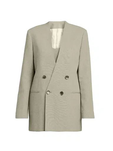 Alberta Ferretti Women's Double-Breasted Oversized Blazer | Thumbnail 1 Alberta Ferretti Women's Double-Breasted Oversized Blazer | Thumbnail 1