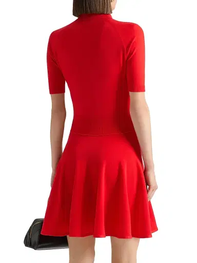 Givenchy Women's Mini Polo Dress in Second Skin Effect Knit | Thumbnail 4 Givenchy Women's Mini Polo Dress in Second Skin Effect Knit | Thumbnail 4