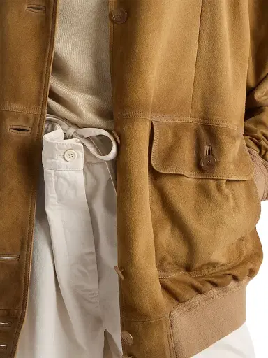 Prada Women's Suede Jacket | Thumbnail 6 Prada Women's Suede Jacket | Thumbnail 6