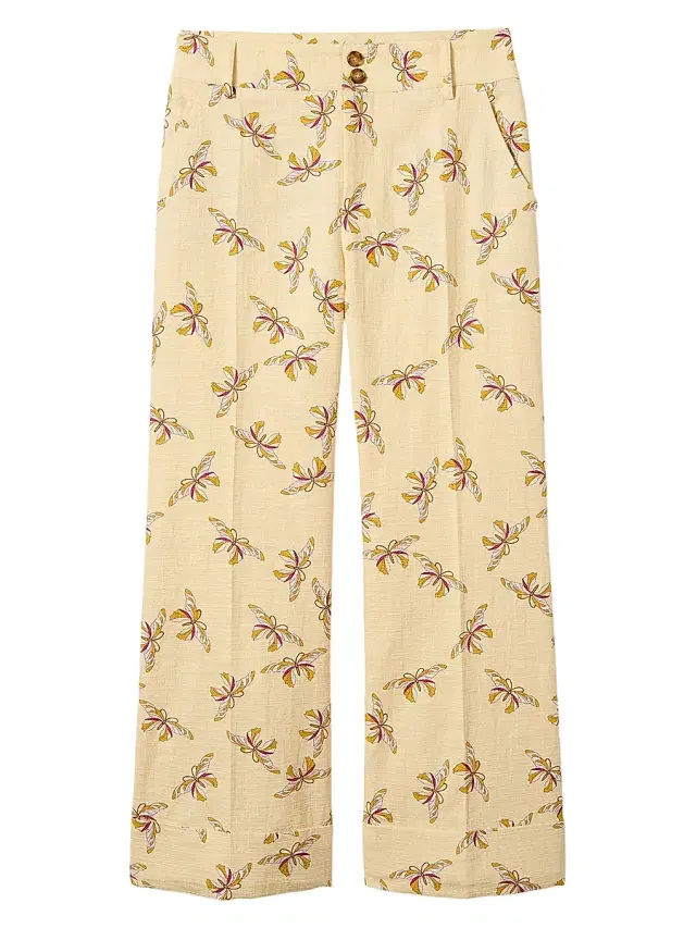 La DoubleJ Women's Hendrix Pants - Farfalla Buttercream