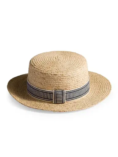 Miu Miu Women's Raffia Hat - Beige - Size Medium | Thumbnail 2