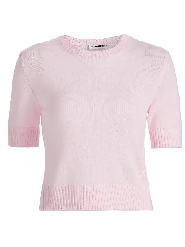 Jil Sander Women's Wool Crop Sweater - Cotton Candy