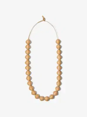 Michael Kors Collection Leather Beads Necklace in Natural - One Size by Michael Kors Collection | Thumbnail 2 Michael Kors Collection Leather Beads Necklace in Natural - One Size by Michael Kors Collection | Thumbnail 2