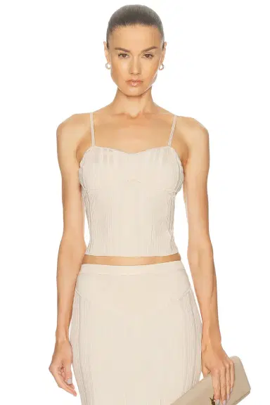 Fleur du Mal Rib Darted Cami Top | Thumbnail 1