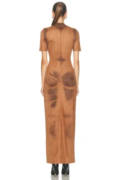 Acne Studios Dueda Faux Suede Dress | Thumbnail 3 Acne Studios Dueda Faux Suede Dress | Thumbnail 3