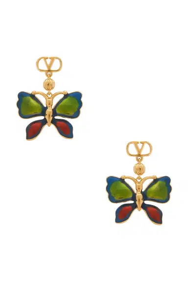 Valentino Garavani Vouloirvolver Butterfly Earrings | Thumbnail 1 Valentino Garavani Vouloirvolver Butterfly Earrings | Thumbnail 1