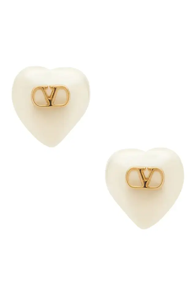 Valentino Garavani V Logo Signature Pearl Earrings
