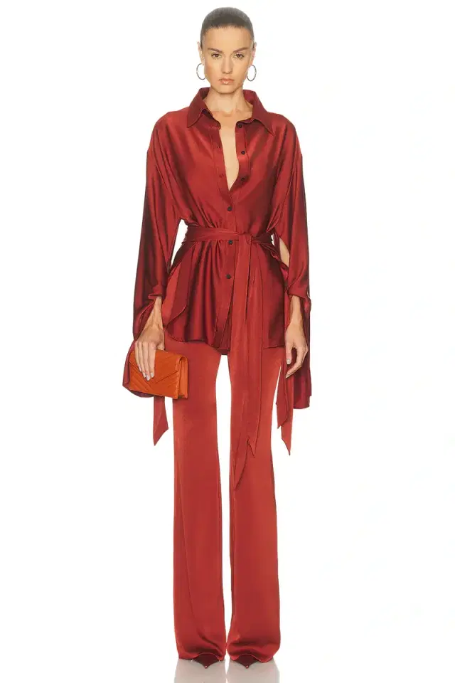 Atlein Oversize Knot Shirt