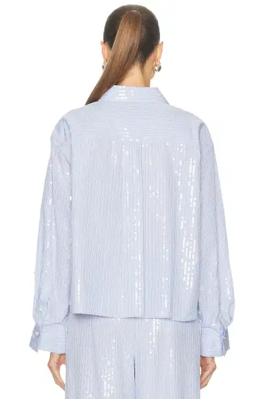 TWP Sequin JD Button Down Top | Thumbnail 3
