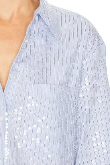 TWP Sequin JD Button Down Top | Thumbnail 5