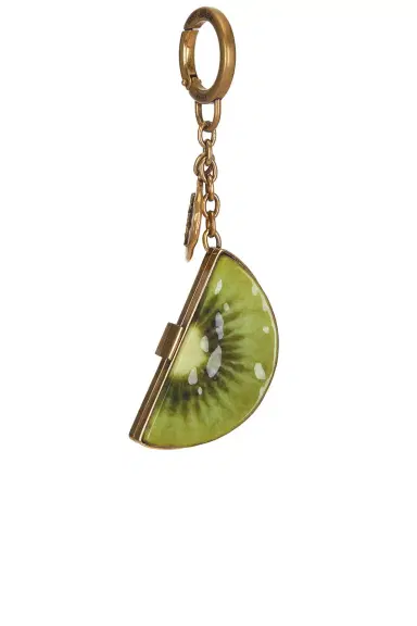 Saint Laurent Kiwi Keychain | Thumbnail 2 Saint Laurent Kiwi Keychain | Thumbnail 2