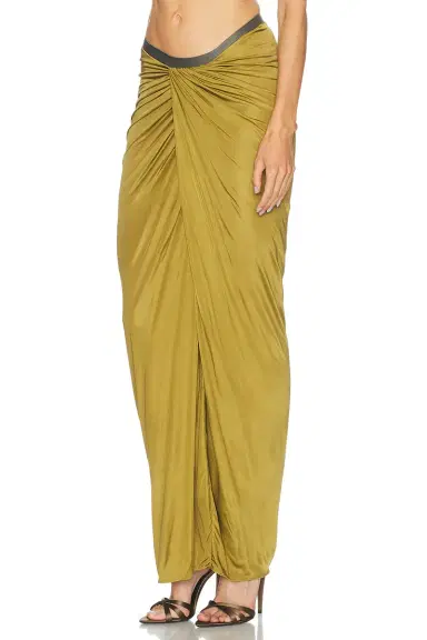 Atlein Draped Long Skirt | Thumbnail 3 Atlein Draped Long Skirt | Thumbnail 3