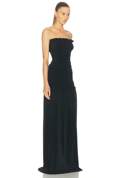 Atlein Strapless Long Dress | Thumbnail 2