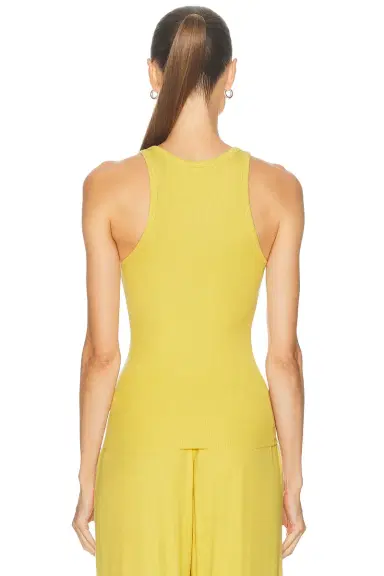 ÉTERNE High Neck Fitted Tank Top | Thumbnail 3