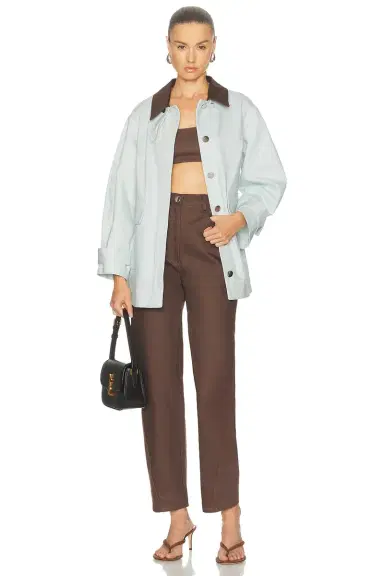 MATTHEW BRUCH Tie Back Crop Top | Thumbnail 5