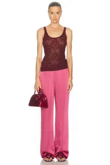 SEROYA Lillian Satin Pant | Thumbnail 5