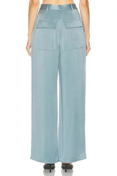 Lapointe Satin Relaxed Pleated Pant | Thumbnail 4