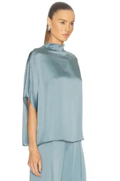Lapointe Satin Cape Tee | Thumbnail 2