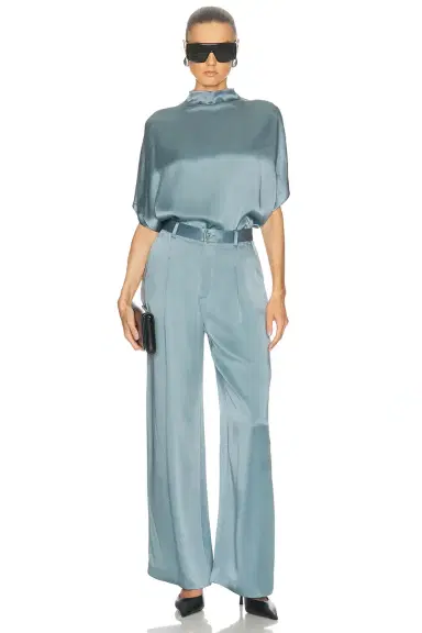 Lapointe Satin Cape Tee | Thumbnail 4