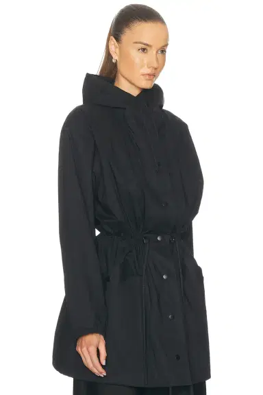 Skims Swiss Cotton Sateen Anorak Jacket | Thumbnail 3