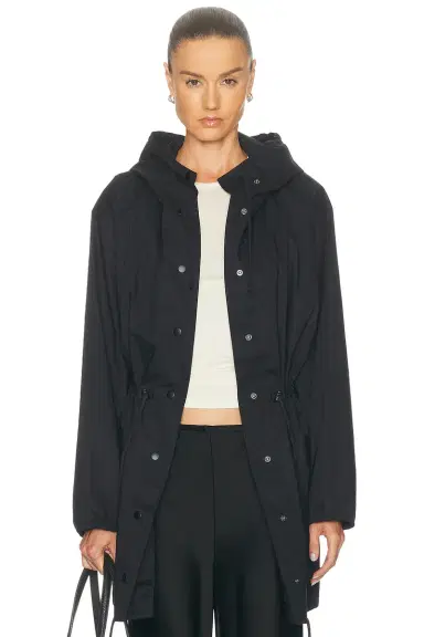 Skims Swiss Cotton Sateen Anorak Jacket | Thumbnail 1