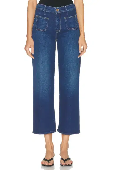MOTHER The Patch Pocket Mid Rise Maven Ankle Jeans | Thumbnail 3