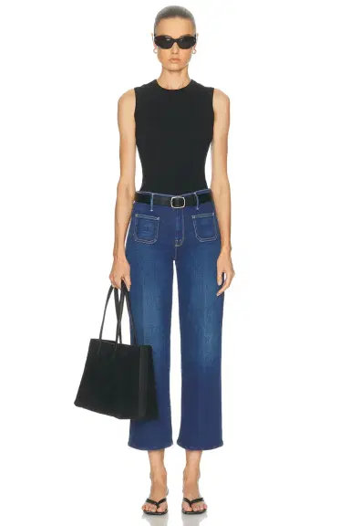 MOTHER The Patch Pocket Mid Rise Maven Ankle Jeans | Thumbnail 7