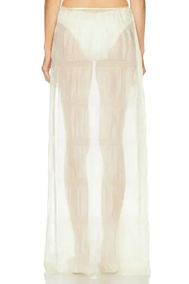 Kiki de Montparnasse Smocked Silk Maxi Skirt | Thumbnail 4 Kiki de Montparnasse Smocked Silk Maxi Skirt | Thumbnail 4