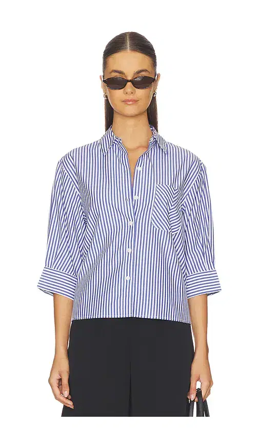 Rag & Bone Lucia Stripe Poplin Shirt