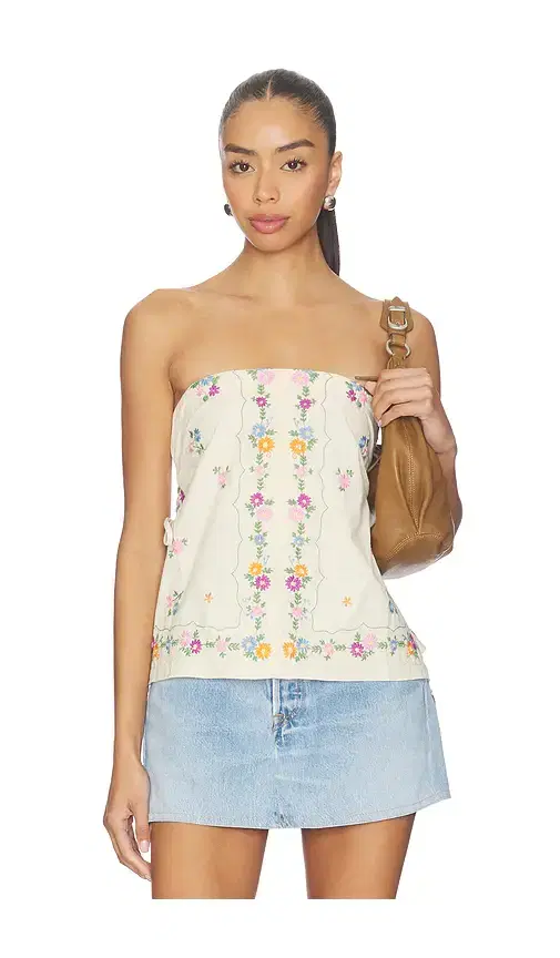 Free People Doily Days Tube Top
