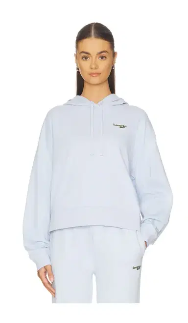 Lacoste Oversize Fit Molleton Hoodie | Thumbnail 1 Lacoste Oversize Fit Molleton Hoodie | Thumbnail 1