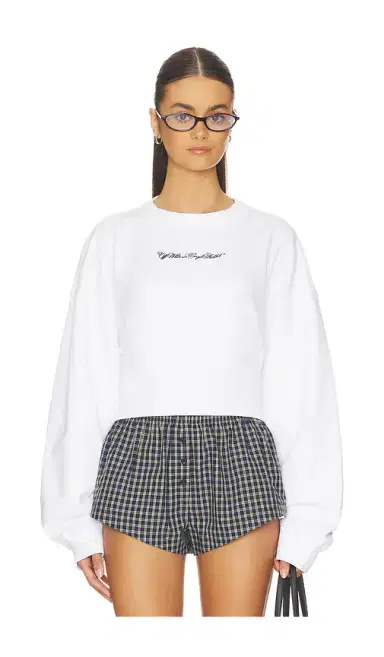 Off-White Embroidered Arrow Script Sweatshirt | Thumbnail 2 Off-White Embroidered Arrow Script Sweatshirt | Thumbnail 2
