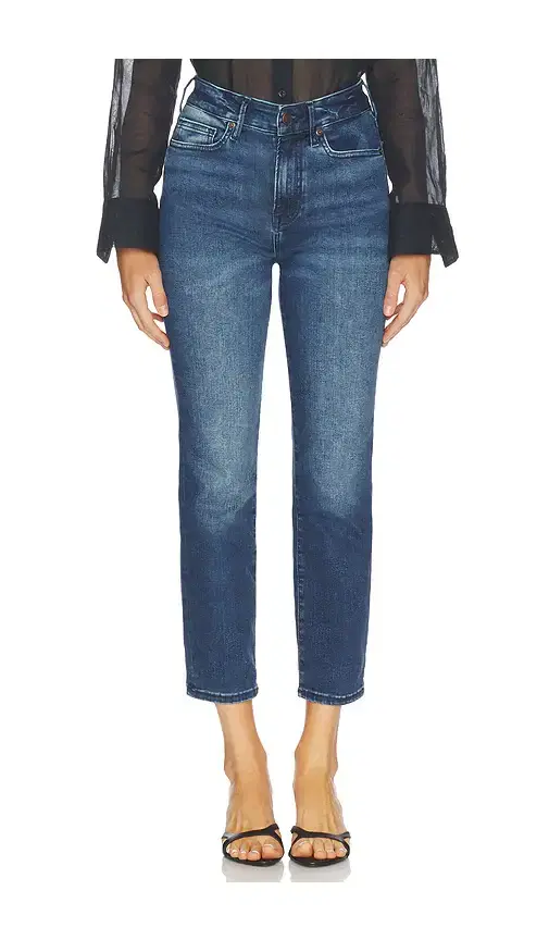 Good American Always Fits Good Legs Straight Jeans