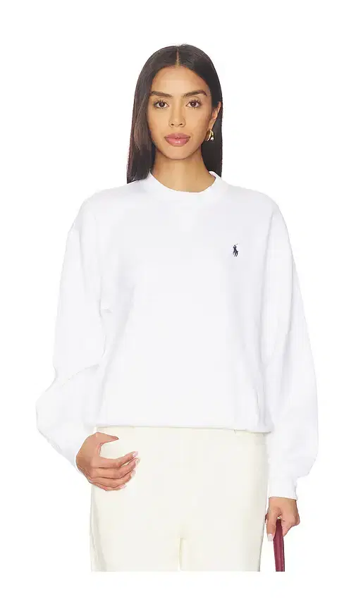 Polo Ralph Lauren Arctic Fleece Knit Long Sleeve Crew Neck Sweatshirt