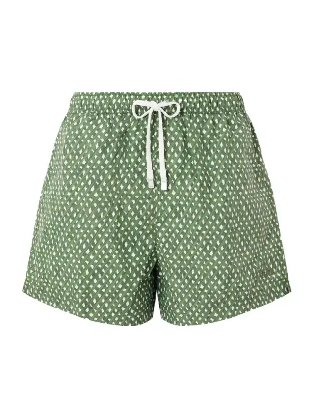 Zegna Straight-Leg Printed Cotton Swim Shorts - Men