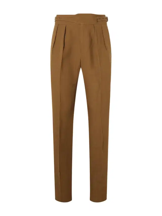 Manny Straight-Leg Pleated Linen Trousers - Men