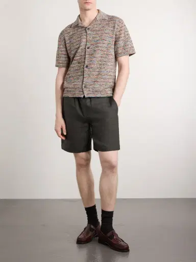 Paul Smith Camp-Collar Knitted Cotton Shirt - Men | Thumbnail 2 Paul Smith Camp-Collar Knitted Cotton Shirt - Men | Thumbnail 2