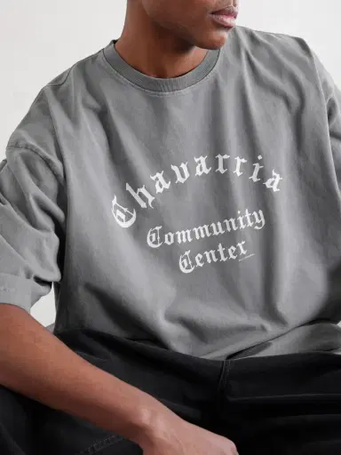 Willy Chavarria Chavarria Logo-Print Cotton-Jersey T-Shirt - Men | Thumbnail 5 Willy Chavarria Chavarria Logo-Print Cotton-Jersey T-Shirt - Men | Thumbnail 5