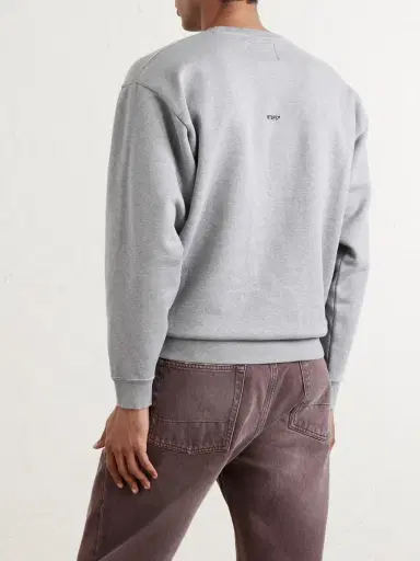 WTAPS SIGN-YD Cotton-Jersey Sweatshirt - Men | Thumbnail 4 WTAPS SIGN-YD Cotton-Jersey Sweatshirt - Men | Thumbnail 4