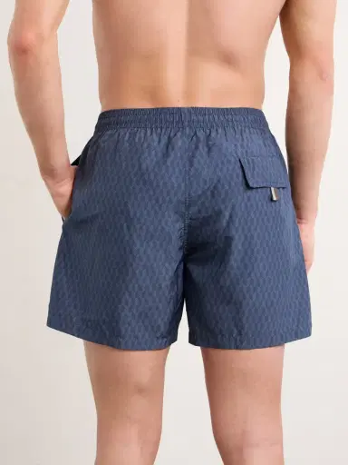 Canali Straight-Leg Mid-Length Printed Swim Shorts - Men | Thumbnail 3