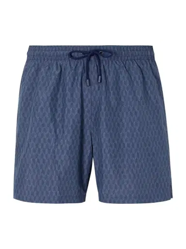 Canali Straight-Leg Mid-Length Printed Swim Shorts - Men | Thumbnail 1