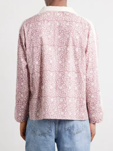 Kartik Research Bhutia Floral-Print Cotton and Silk-Blend Shirt - Men | Thumbnail 4