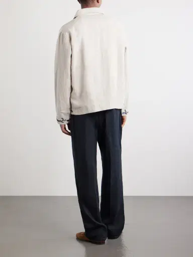 Kartik Research Bead-embellished Embroidered Linen Jacket - Men | Thumbnail 4 Kartik Research Bead-embellished Embroidered Linen Jacket - Men | Thumbnail 4
